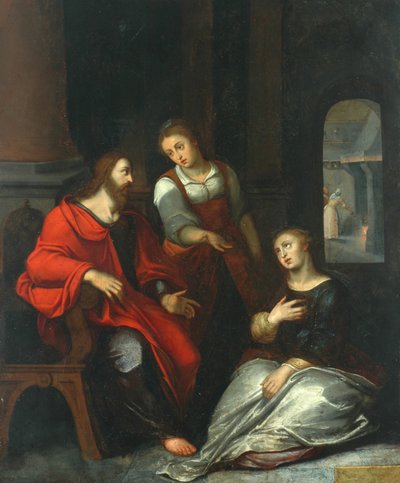 Christ in the House of Mary and Martha by Otto van Veen